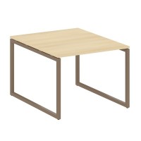 Metal System Quattro 4x4 40БО.ПРГ-1.1 (Акация лорка/Мокко) Переговорный стол, 1 столешница на О-образном м/к