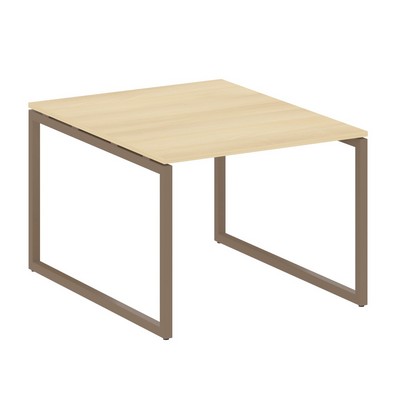 Metal System Quattro 4x4 40БО.ПРГ-1.1 (Акация лорка/Мокко) Переговорный стол, 1 столешница на О-образном м/к