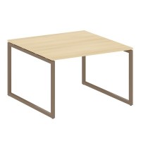 Metal System Quattro 4x4 40БО.ПРГ-1.2 (Акация лорка/Мокко) Переговорный стол, 1 столешница на О-образном м/к