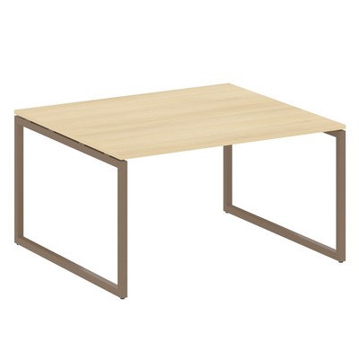 Metal System Quattro 4x4 40БО.ПРГ-1.3 (Акация лорка/Мокко) Переговорный стол, 1 столешница на О-образном м/к