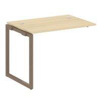 Metal System Quattro 4x4 40БО.ПРС-СП-1.1 (Акация лорка/Мокко) Проходной наборный элемент рабочей станции на О-образном м/к