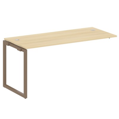 Metal System Quattro 4x4 40БО.ПРС-СП-1.4 (Акация лорка/Мокко) Проходной наборный элемент рабочей станции на О-образном м/к