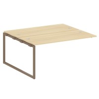 Metal System Quattro 4x4 40БО.ПРС-СП-2.4 (Акация лорка/Мокко) Проходной наборный элемент рабочей станции на О-образном м/к