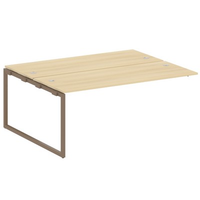 Metal System Quattro 4x4 40БО.ПРС-СП-2.5 (Акация лорка/Мокко) Проходной наборный элемент рабочей станции на О-образном м/к