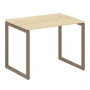 40БО.СП-1 (Акация лорка/Мокко) Стол письменный на О-образном м/к