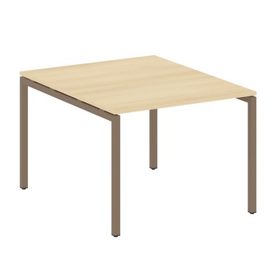 Metal System Quattro 4x4 40БП.ПРГ-1.1 (Акация лорка/Мокко) Переговорный стол, 1 столешница на П-образном м/к