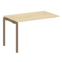 Metal System Quattro 4x4 40БП.ПРС-СП-1.2 (Акация лорка/Мокко) Проходной наборный элемент рабочей станции на П-образном м/к