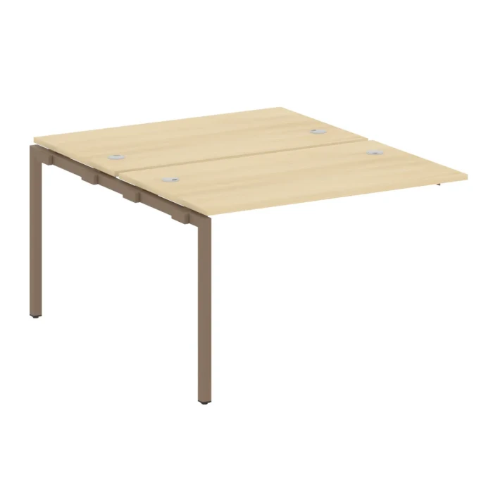 40БП.ПРС-СП-2.2 (Акация лорка/Мокко) Проходной наборный элемент рабочей станции на П-образном м/к