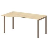 Metal System Quattro 4x4 40БП.СА-1 Л (Акация лорка/Мокко) Стол криволинейный левый на П-образном м/к