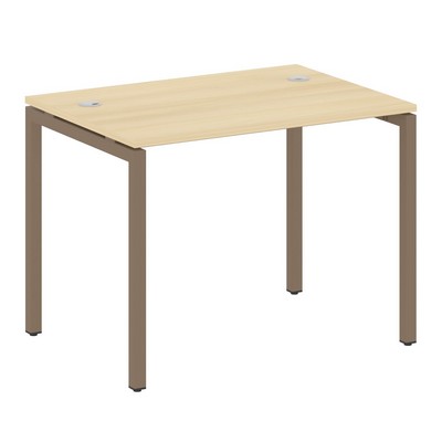 Metal System Quattro 4x4 40БП.СП-1 (Акация лорка/Мокко) Стол письменный на П-образном м/к