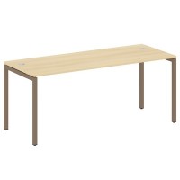 Metal System Quattro 4x4 40БП.СП-5 (Акация лорка/Мокко) Стол письменный на П-образном м/к