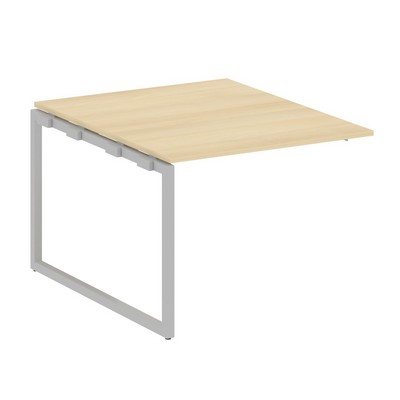 Metal System Quattro 4x4 40БО.ППРГ-1 (Акация лорка/Серый) Проходной наборный элемент переговорного стола на О-образном м/к