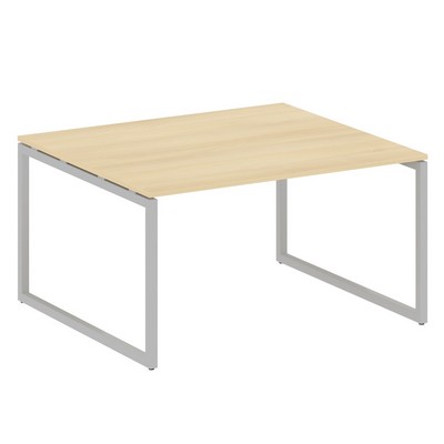 Metal System Quattro 4x4 40БО.ПРГ-1.3 (Акация лорка/Серый) Переговорный стол, 1 столешница на О-образном м/к