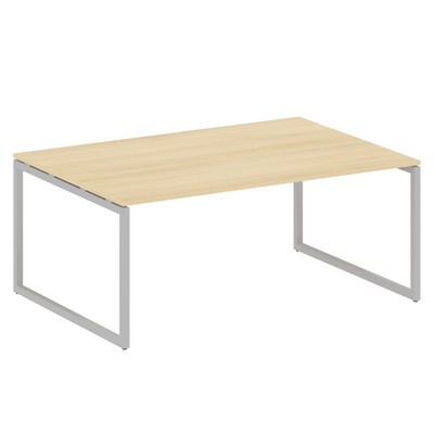 Metal System Quattro 4x4 40БО.ПРГ-1.5 (Акация лорка/Серый) Переговорный стол, 1 столешница на О-образном м/к