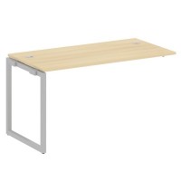 Metal System Quattro 4x4 40БО.ПРС-СП-1.3 (Акация лорка/Серый) Проходной наборный элемент рабочей станции на О-образном м/к