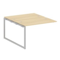 Metal System Quattro 4x4 40БО.ПРС-СП-2.2 (Акация лорка/Серый) Проходной наборный элемент рабочей станции на О-образном м/к