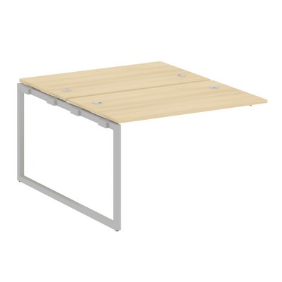 Metal System Quattro 4x4 40БО.ПРС-СП-2.2 (Акация лорка/Серый) Проходной наборный элемент рабочей станции на О-образном м/к