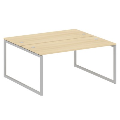 Metal System Quattro 4x4 40БО.РАС-СП-2.4 (Акация лорка/Серый) Рабочая станция на О-образном м/к