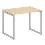 Metal System Quattro 4x4 40БО.СП-1 (Акация лорка/Серый) Стол письменный на О-образном м/к