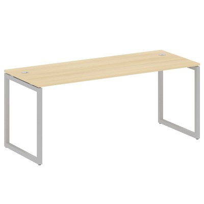 Metal System Quattro 4x4 40БО.СП-5 (Акация лорка/Серый) Стол письменный на О-образном м/к