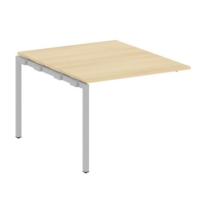 Metal System Quattro 4x4 40БП.ППРГ-1 (Акация лорка/Серый) Проходной наборный элемент переговорного стола на П-образном м/к