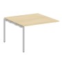 Metal System Quattro 4x4 40БП.ППРГ-2 (Акация лорка/Серый) Проходной наборный элемент переговорного стола на П-образном м/к