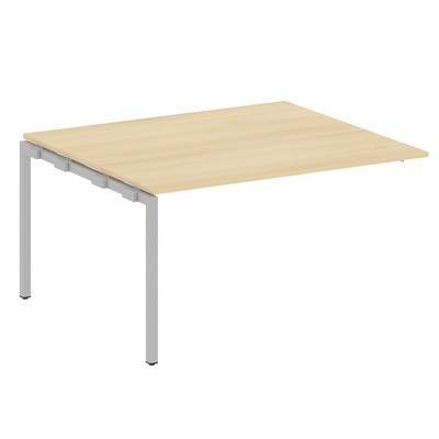 Metal System Quattro 4x4 40БП.ППРГ-3 (Акация лорка/Серый) Проходной наборный элемент переговорного стола на П-образном м/к