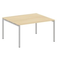Metal System Quattro 4x4 40БП.ПРГ-1.3 (Акация лорка/Серый) Переговорный стол, 1 столешница на П-образном м/к