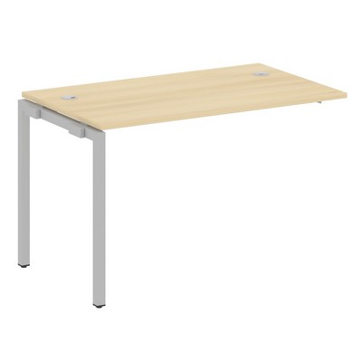 Metal System Quattro 4x4 40БП.ПРС-СП-1.2 (Акация лорка/Серый) Проходной наборный элемент рабочей станции на П-образном м/к