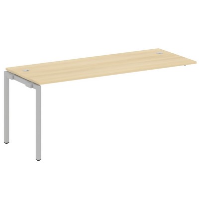 Metal System Quattro 4x4 40БП.ПРС-СП-1.5 (Акация лорка/Серый) Проходной наборный элемент рабочей станции на П-образном м/к