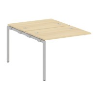 Metal System Quattro 4x4 40БП.ПРС-СП-2.1 (Акация лорка/Серый) Проходной наборный элемент рабочей станции на П-образном м/к