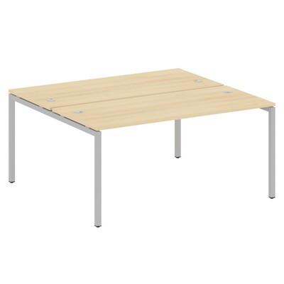 Metal System Quattro 4x4 40БП.РАС-СП-2.4 (Акация лорка/Серый) Рабочая станция на П-образном м/к