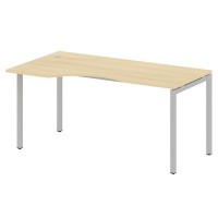 Metal System Quattro 4x4 40БП.СА-1 Л (Акация лорка/Серый) Стол криволинейный левый на П-образном м/к