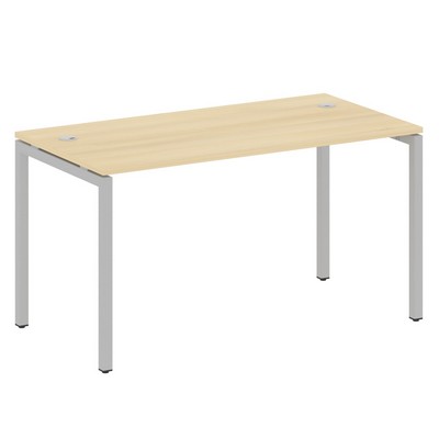 Metal System Quattro 4x4 40БП.СП-3 (Акация лорка/Серый) Стол письменный на П-образном м/к