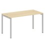 Metal System Quattro 4x4 40БП.СП-3 (Акация лорка/Серый) Стол письменный на П-образном м/к