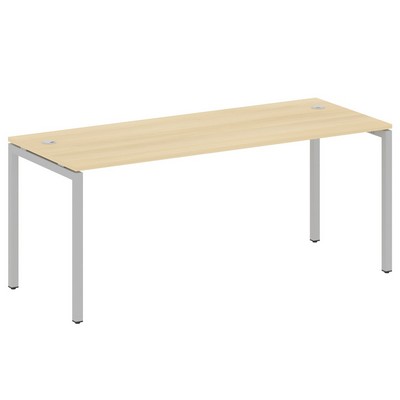 Metal System Quattro 4x4 40БП.СП-5 (Акация лорка/Серый) Стол письменный на П-образном м/к