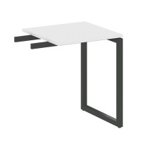 Metal System Quattro 4x4 40БО.ПР-1 (Белый/Черный) Приставной элемент на О-образном м/к