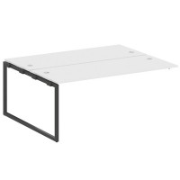 Metal System Quattro 4x4 40БО.ПРС-СП-2.5 (Белый/Антрацит) Проходной наборный элемент рабочей станции на О-образном м/к