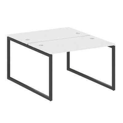 Metal System Quattro 4x4 40БО.РАС-СП-2.2 (Белый/Черный) Рабочая станция на О-образном м/к