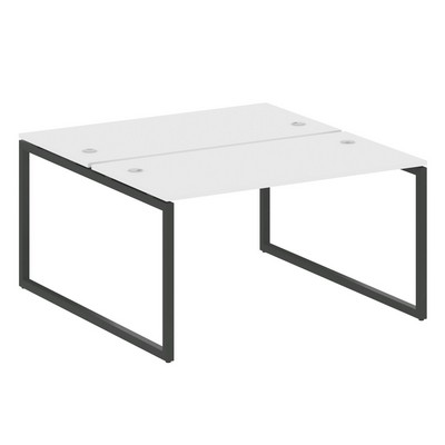 Metal System Quattro 4x4 40БО.РАС-СП-2.3 (Белый/Черный) Рабочая станция на О-образном м/к