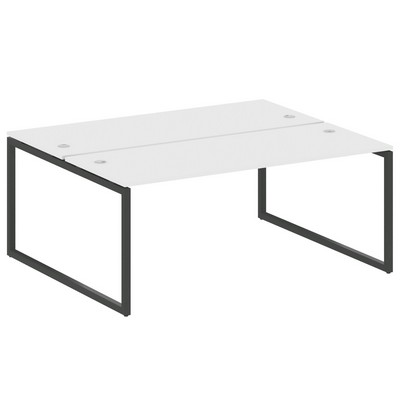 Metal System Quattro 4x4 40БО.РАС-СП-2.5 (Белый/Черный) Рабочая станция на О-образном м/к