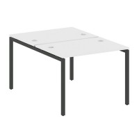 Metal System Quattro 4x4 40БП.РАС-СП-2.1 (Белый/Черный) Рабочая станция на П-образном м/к