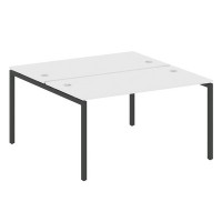 Metal System Quattro 4x4 40БП.РАС-СП-2.3 (Белый/Черный) Рабочая станция на П-образном м/к