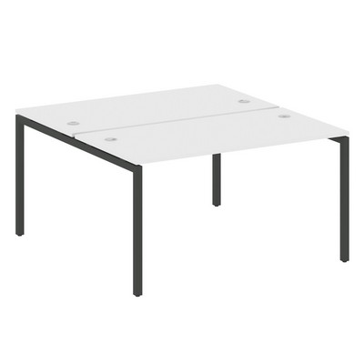 Metal System Quattro 4x4 40БП.РАС-СП-2.3 (Белый/Антрацит) Рабочая станция на П-образном м/к