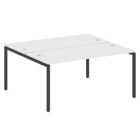 Metal System Quattro 4x4 40БП.РАС-СП-2.4 (Белый/Черный) Рабочая станция на П-образном м/к