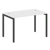 Metal System Quattro 4x4 40БП.СП-2 (Белый/Черный) Стол письменный на П-образном м/к