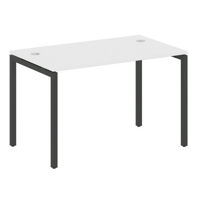 Metal System Quattro 4x4 40БП.СП-2 (Белый/Антрацит) Стол письменный на П-образном м/к