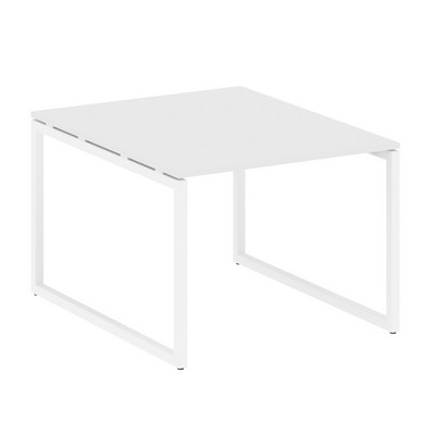 Metal System Quattro 4x4 40БО.ПРГ-1.1 (Белый/Белый) Переговорный стол, 1 столешница на О-образном м/к