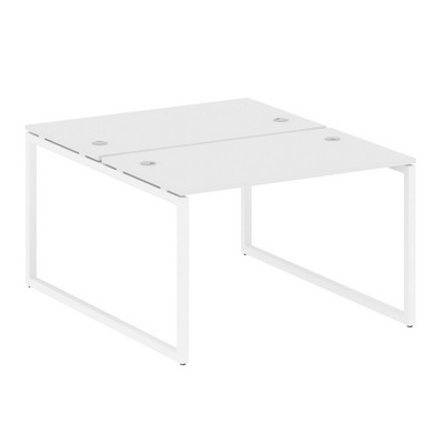 Metal System Quattro 4x4 40БО.РАС-СП-2.2 (Белый/Белый) Рабочая станция на О-образном м/к