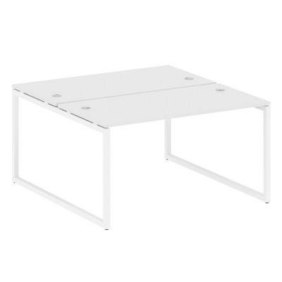 Metal System Quattro 4x4 40БО.РАС-СП-2.3 (Белый/Белый) Рабочая станция на О-образном м/к